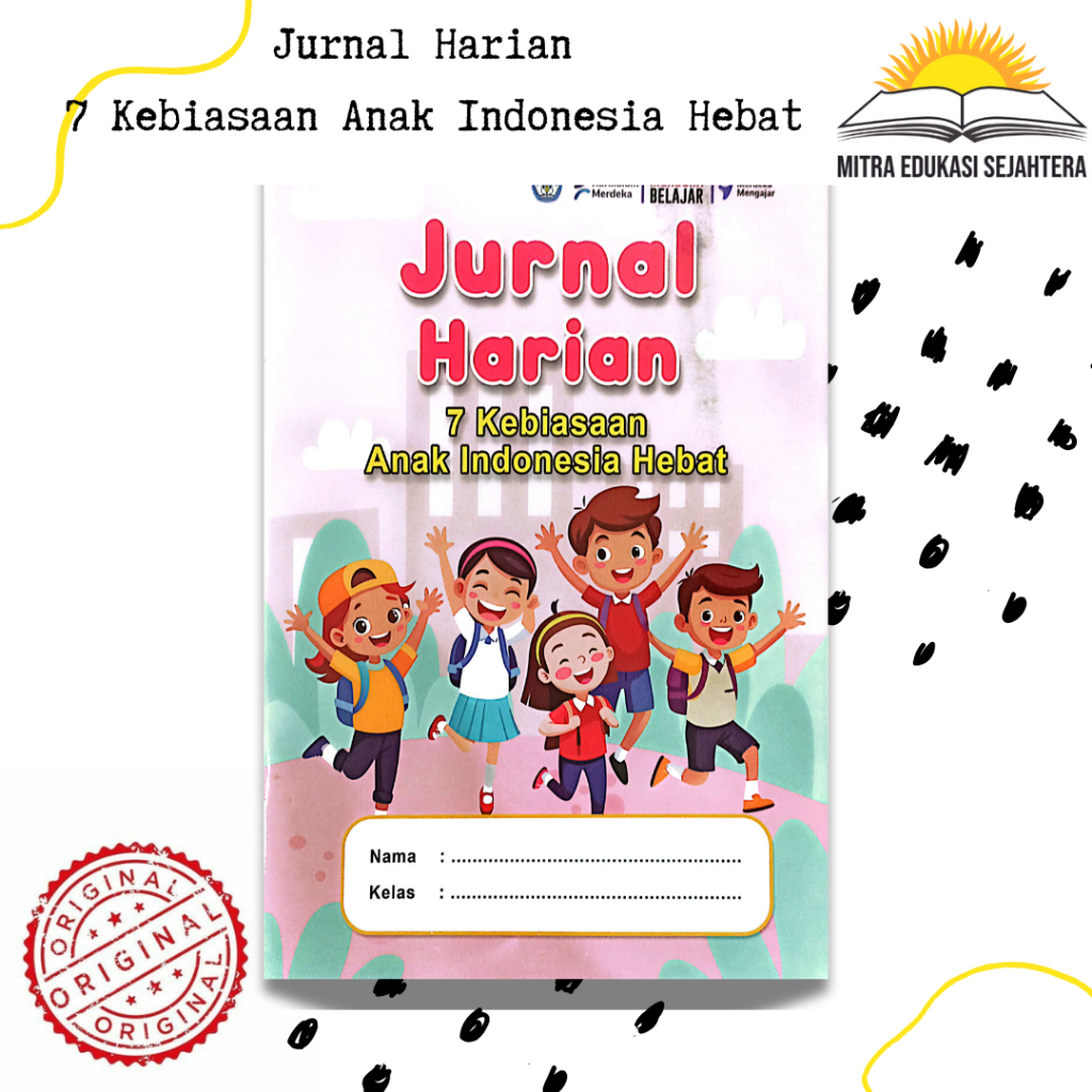 Jurnal Harian 7 Kebiasaan Anak Indonesia Hebat Penerbit CV. Mitra Abadi