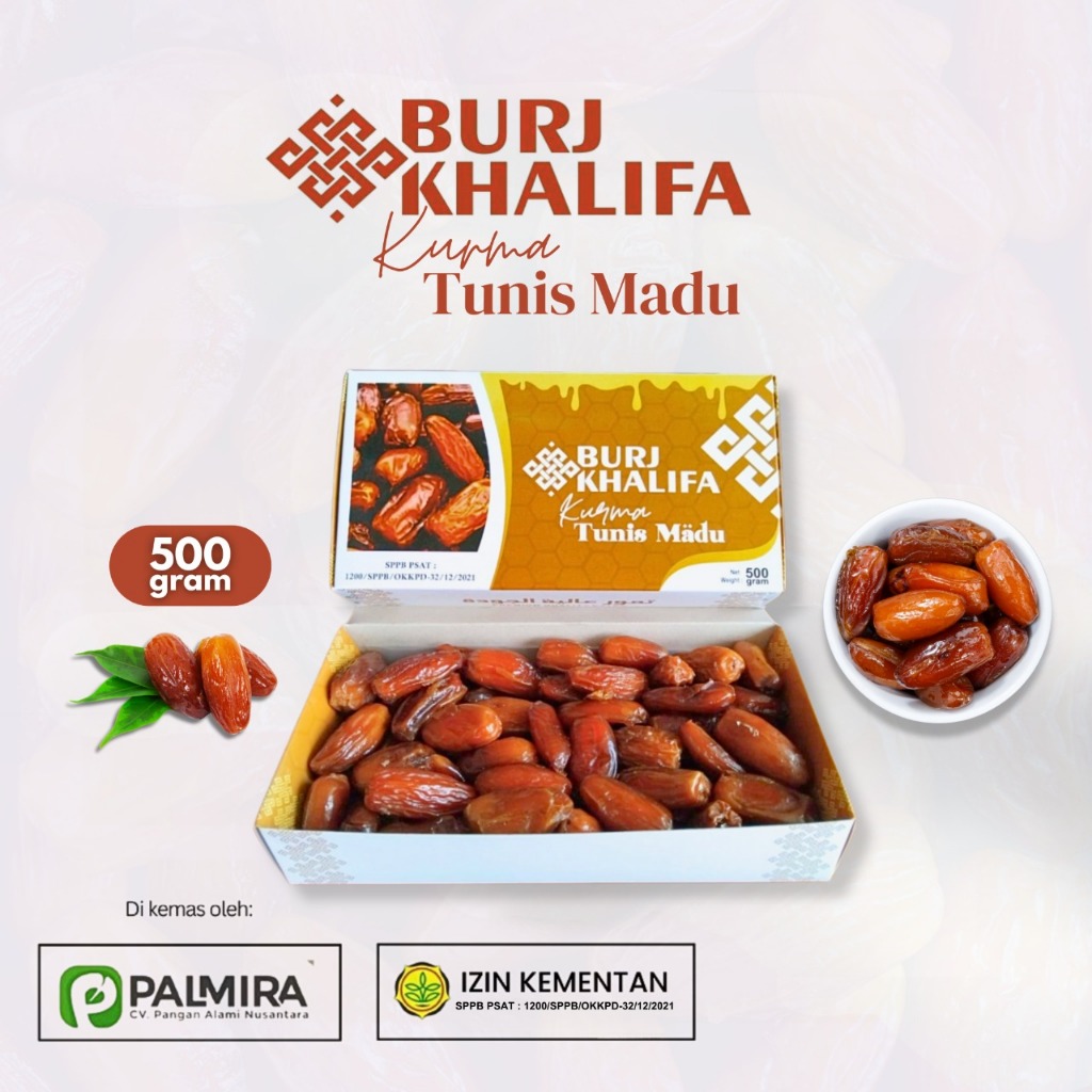 

Tunis Madu Manis Asli Tunisia Kemasan Box 500 GRAM Fresh