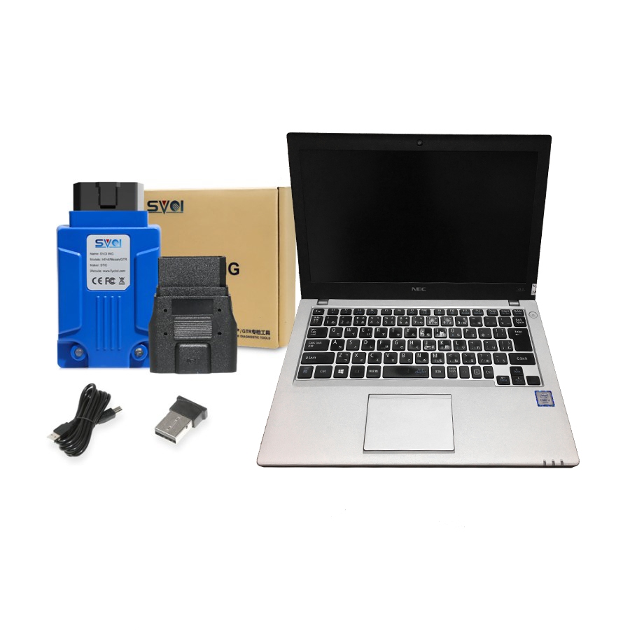 SVCI ING Nissan Infiniti GTR Diagnostic Tools dengan Laptop siap pakai
