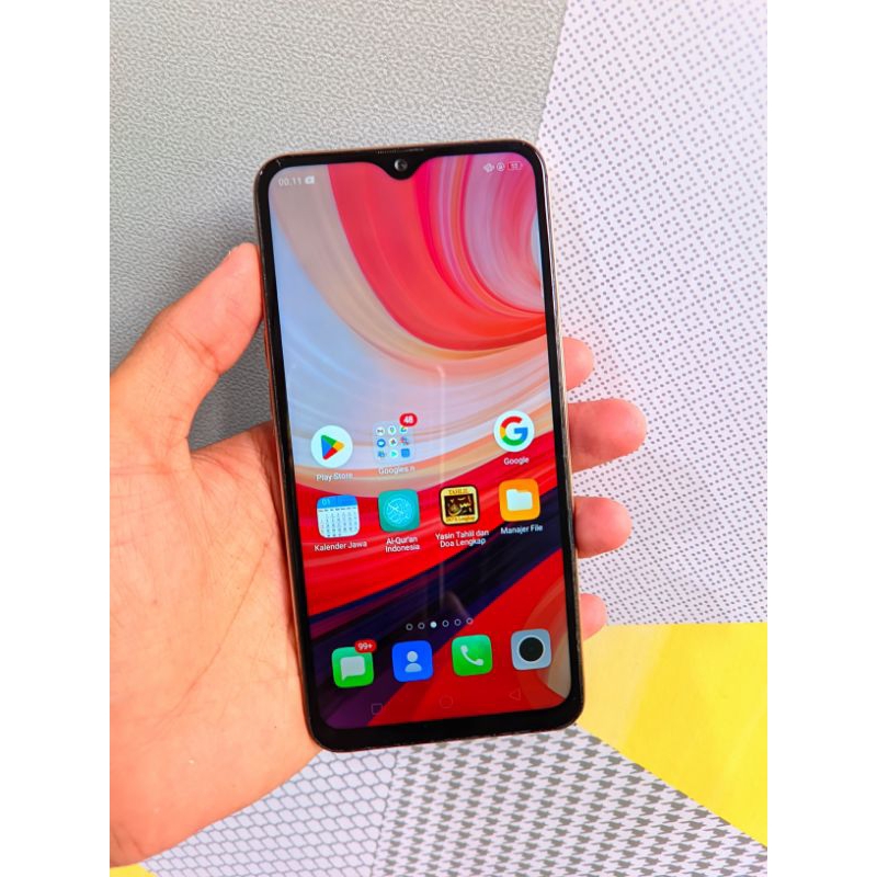 OPPO A7 BEKAS RESMI RAM 4GB/64GB BERGARANSI