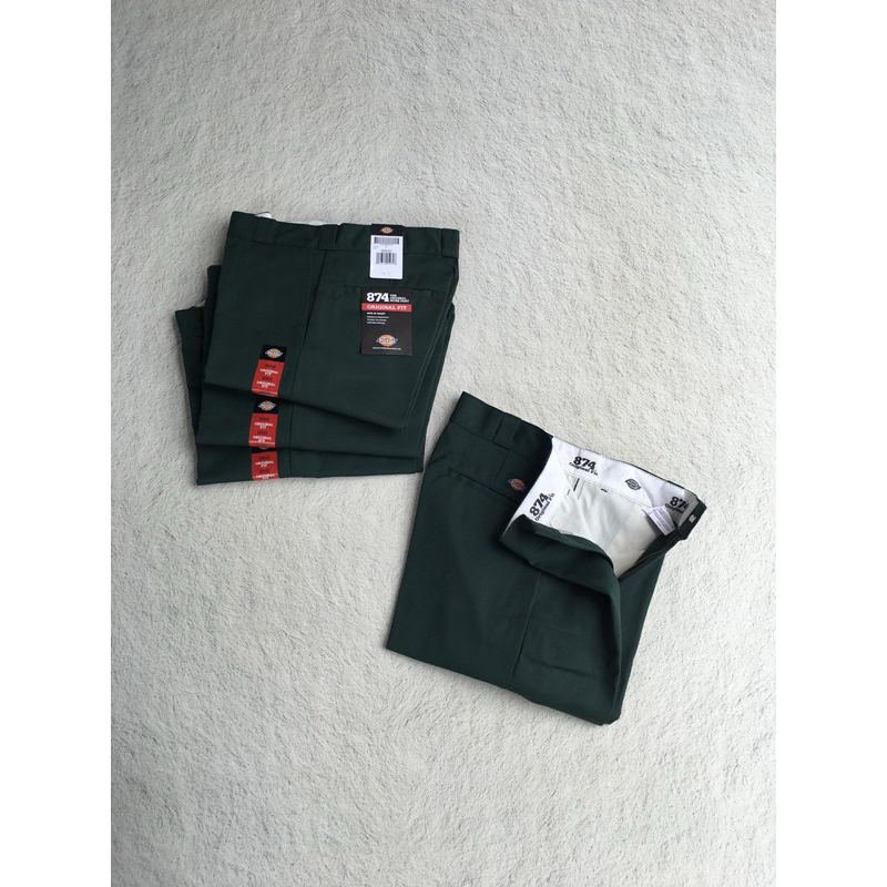 Dickies 874 Original Fit Work Pant Green Hunter