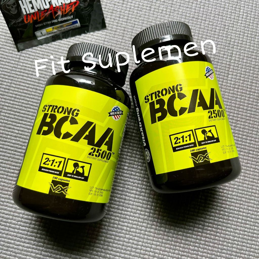 vita xtrong bcaa 2500 240 capsules ration 2:1:1 240capsules kapsul vitaxtrong strong bcaa