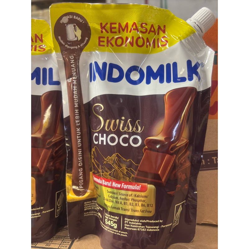 

Indomilk Kental Manis Swiss Choco Pouch 545gr