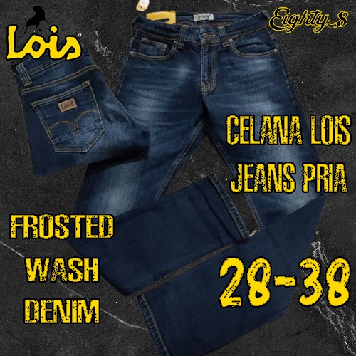 Lois Original Celana Jeans Panjang Pria Slim Fit SVS014C