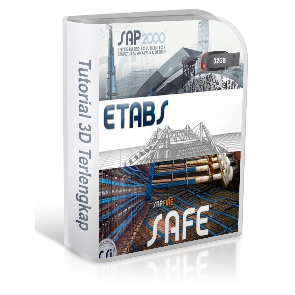 FD32GB Csi 2025 Etabs Sap2000 v26 Safe 22 plus Video Tutorial mastering Series