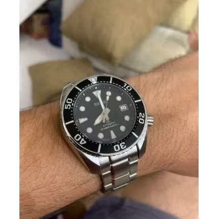 Seiko Prospex SPB101J1 Sumo Automatic Black Dial Stainless Steel Strap