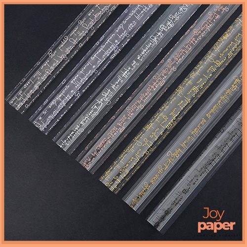 

20 Lembar Flower Wrapping Bening Transparan Plastik buket bunga KB6190