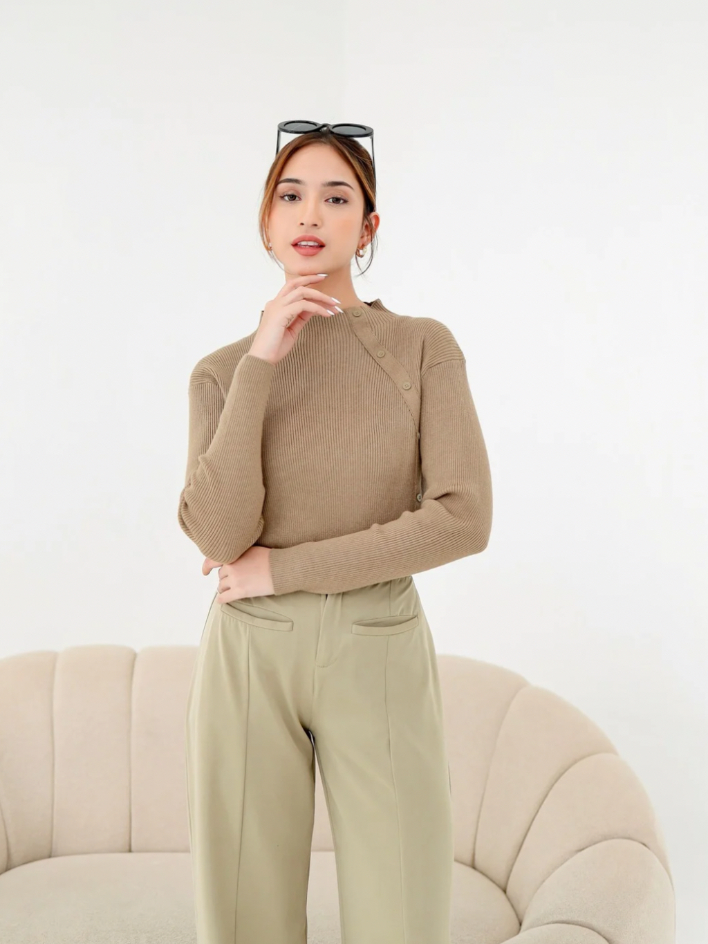 Diana Restu - Eiden Sweater | Knit Polos Wanita
