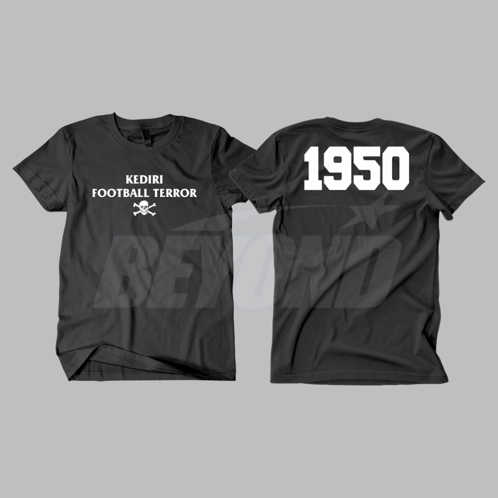 Kaos Kediri Football Terror /Tshirt Baju Bola Kediri Football Terror/ Kaos Distro Kediri Combed 30s