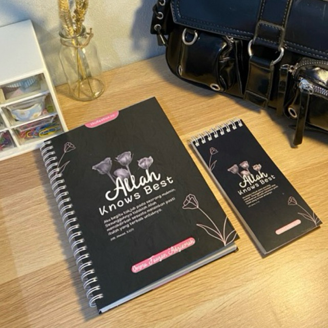 

Allah Knows Best | Hardcover | Softcover | Custom Notebook Spiral | Muslim Gift | Hadiah Muslim