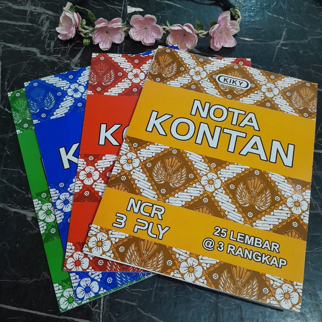 

Nota Kontan KIKY 3 PLY / Nota NCR 3 Ply 25 Lembar (1 PAK isi 10 PCS Buku)