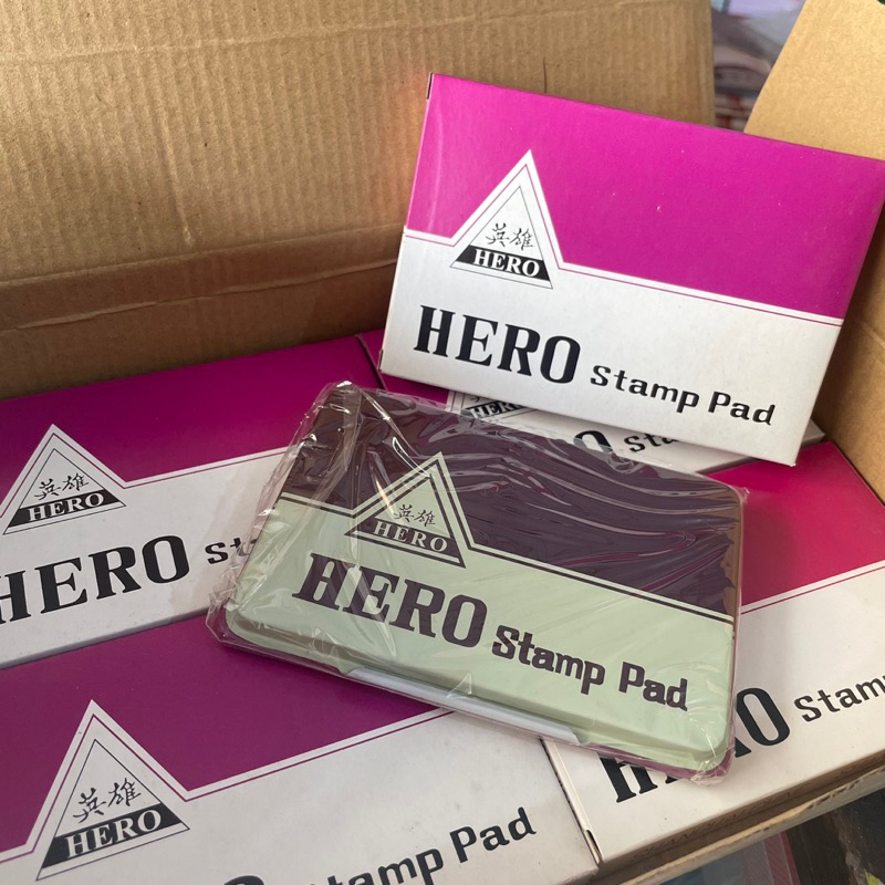 

stamp pad - bantal stempel hero - bak stempel - stempel