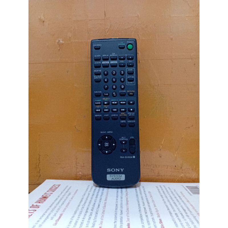 REMOTE SYSTEM AUDIO SONY SERI RM-SV808 ORIGINAL