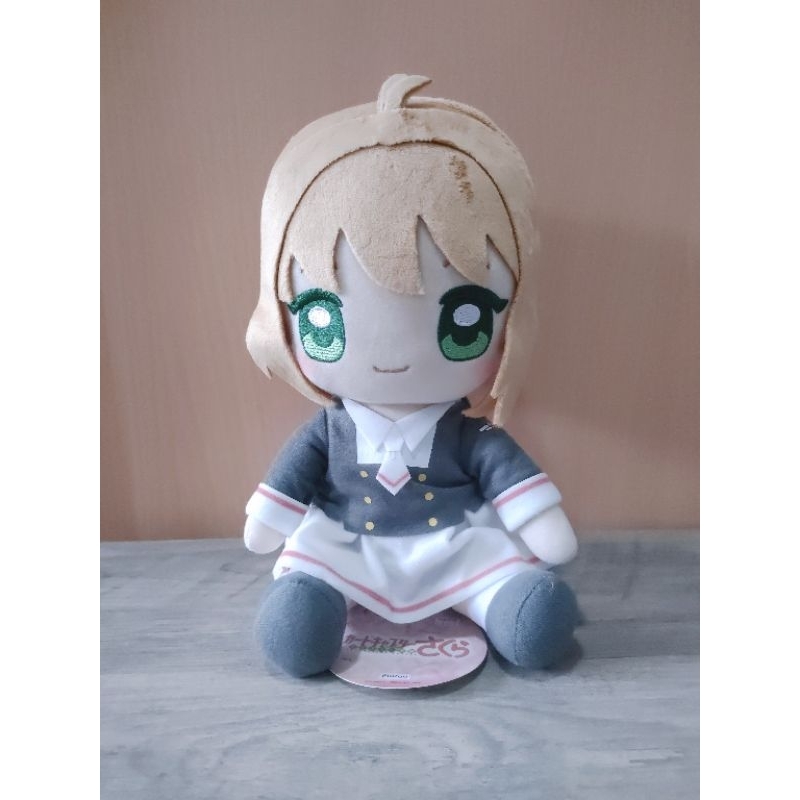 Plush Mascot Cardcaptor Sakura Kinomoto Sakura Plush Doll Clear Card Edition Uniform