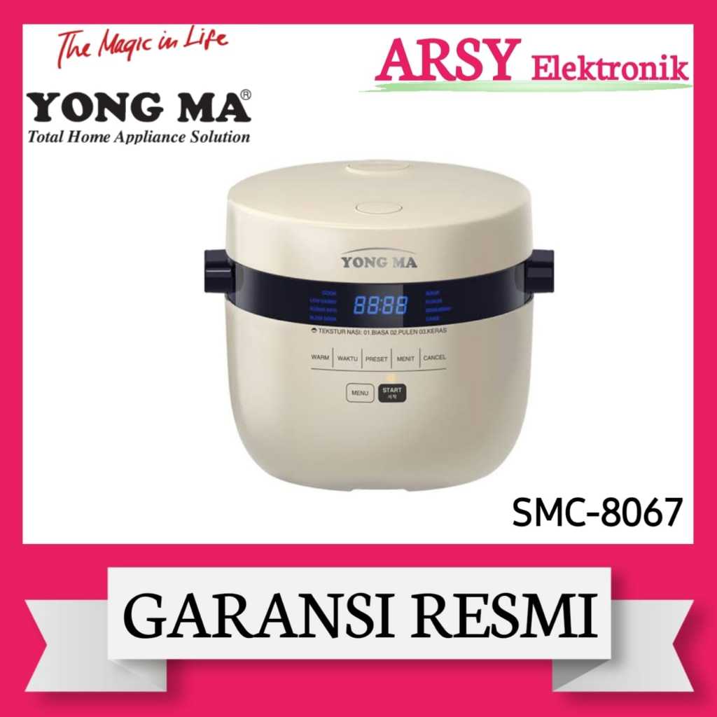 MAGIC COM YONGMA 2LITER SCM-2117/YONGMA MAGIC COM 2LITER SMC-2117 GARANSI RESMI