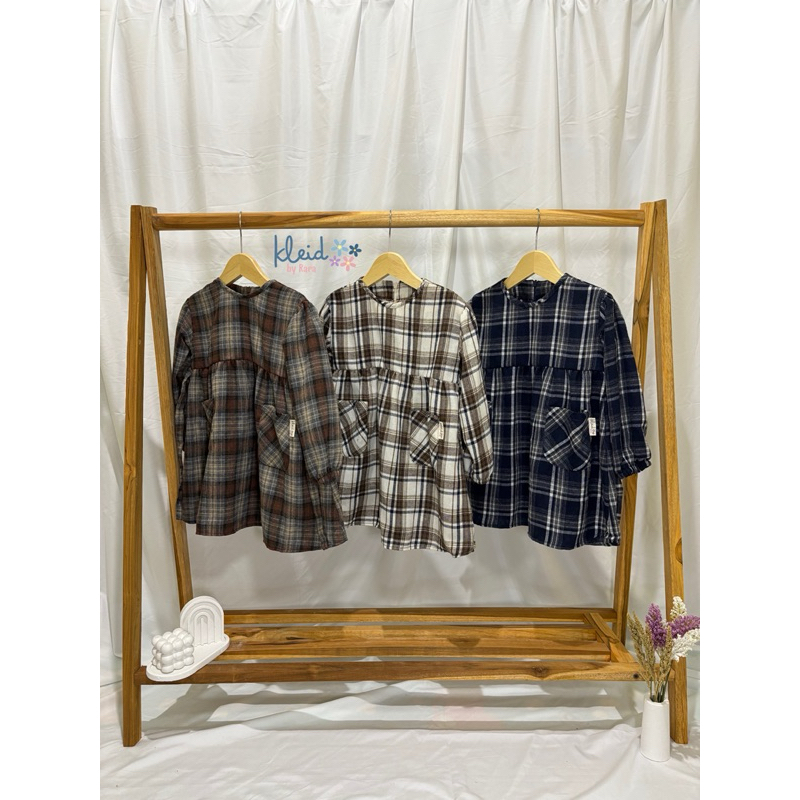 Kleid by Rara - Tunik Flanel Anak Perempuan
