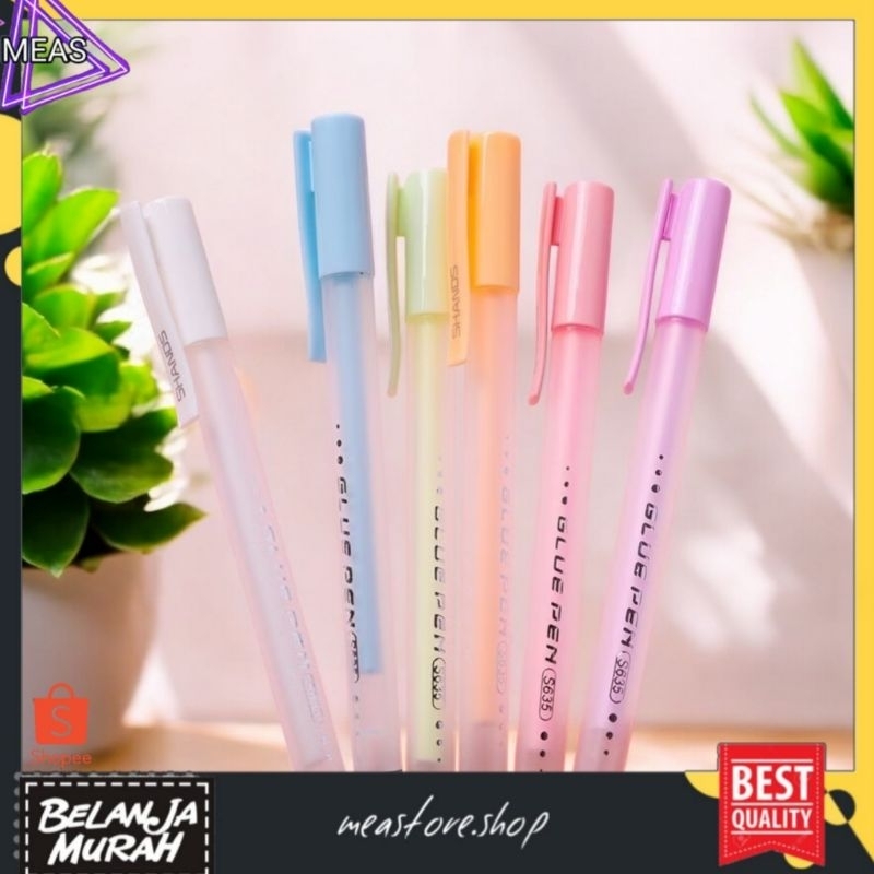 

MEASTORE Pulpen / Pena Lem Cair Warna Kertas / Paper / DIY / Craft Colour Liquid Glue Pen