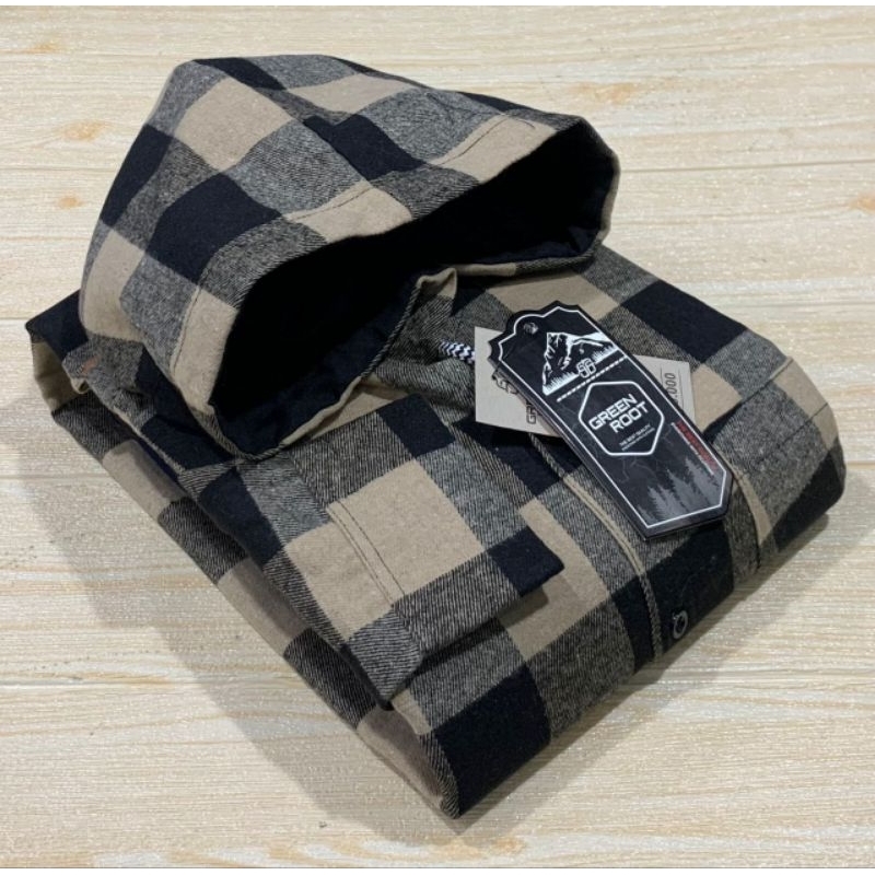 KEMEJA FLANEL HOODIE PANJANG KEMEJA HOODIE PREMIUM PANJANG PRIA HOODIE KEMEJA BERTUDUNG FLANEL PRIA 
