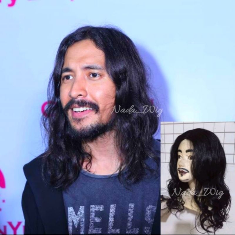 WIG PRIA GONDRONG KERITING/WIG PRIA PANJANG MODEL EROPA