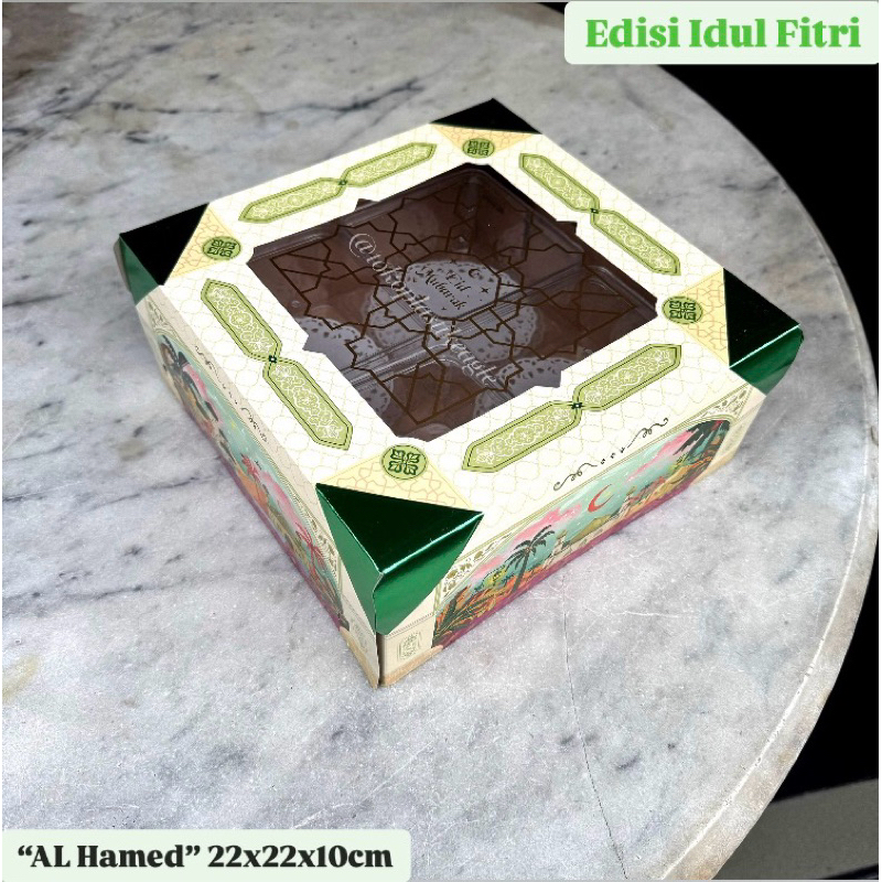 

[EDISI IDUL FITRI] Dus Lebaran “AL HAMED” 22x22x10cm