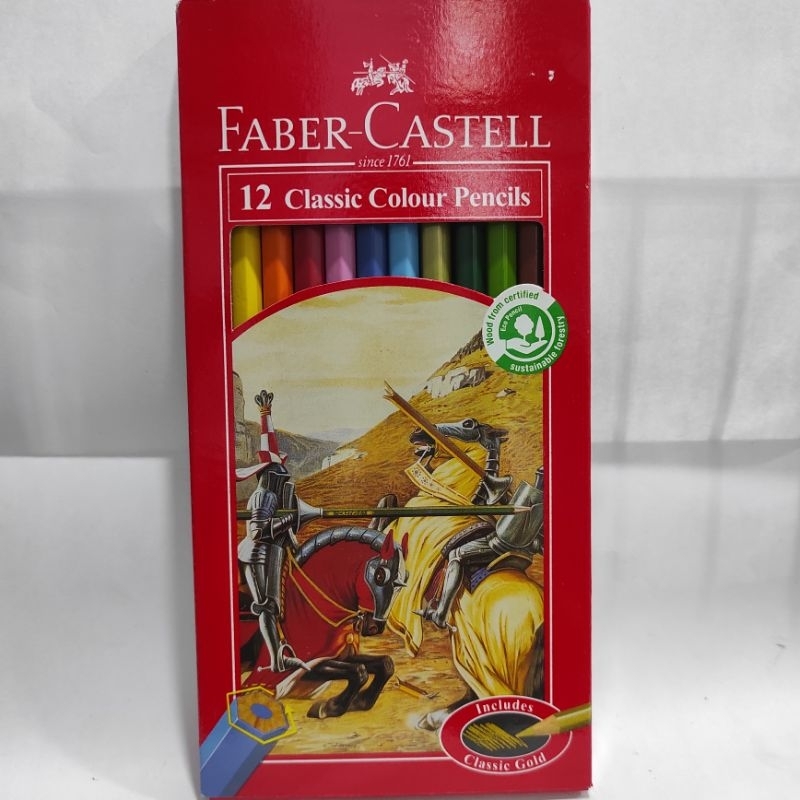 

Faber Castell Pensil Warna Panjang isi 12