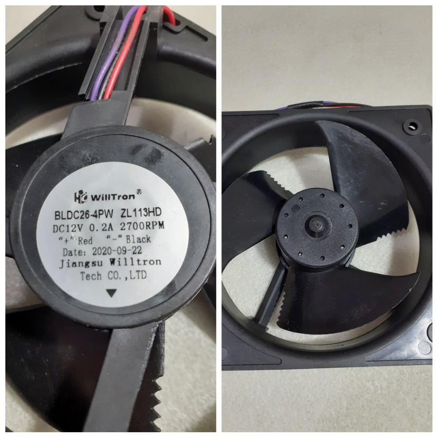 Fan kulkas kipas kulkas polytron 2pintu inverter