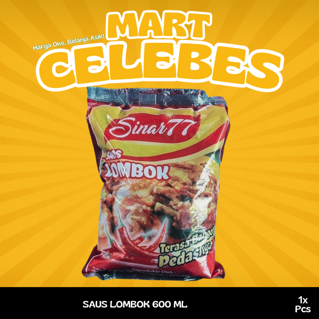 

Saus Lombok Sinar 77 600 Ml