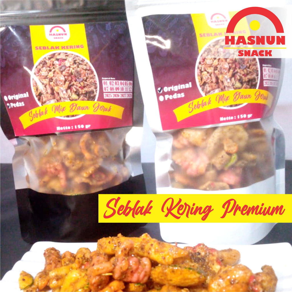 

Seblak Kering Premium Spesial Bumbu Kacang Rasa Pedas Dan Original