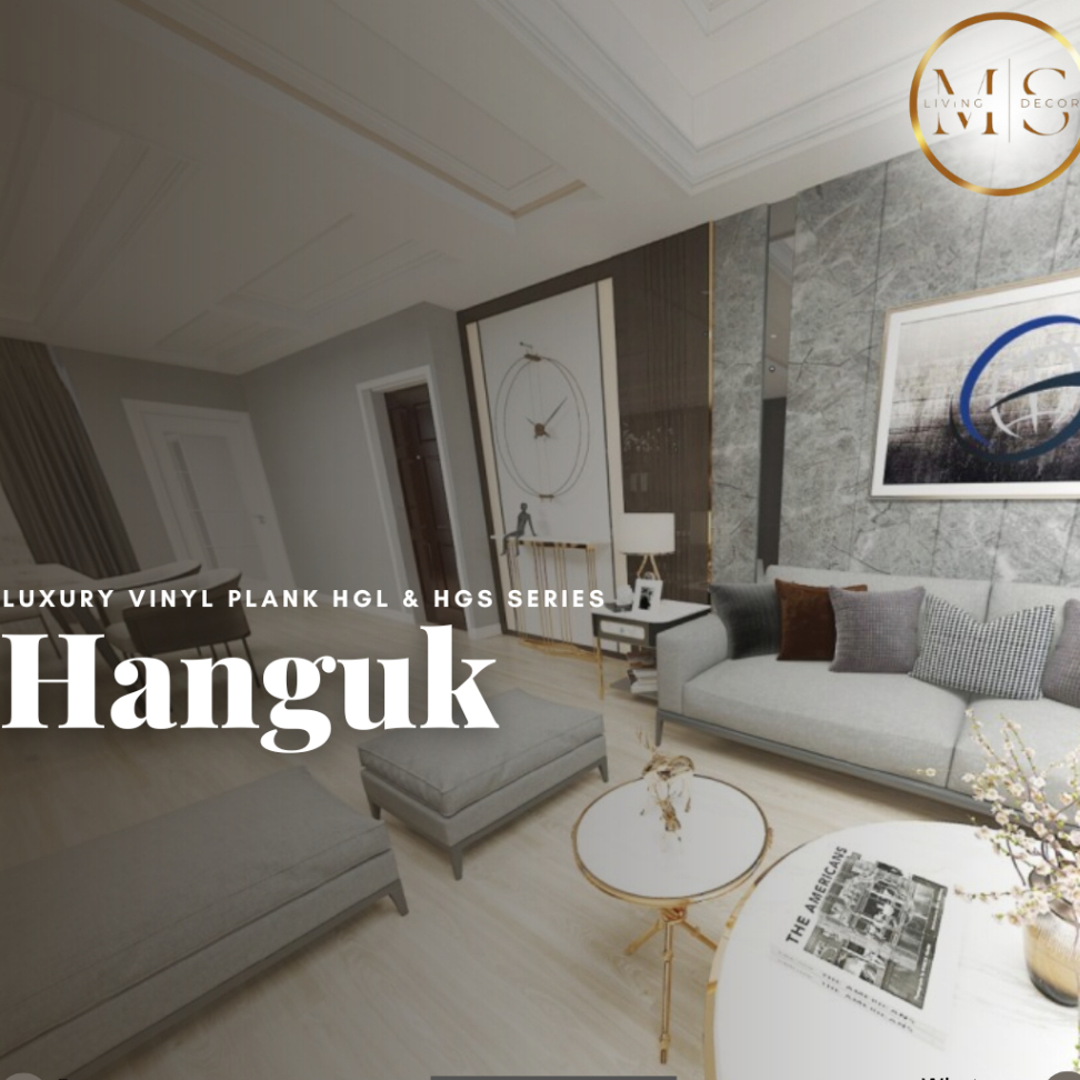 Lantai Vinyl Plank 2mm Hanguk Lite HGL Series