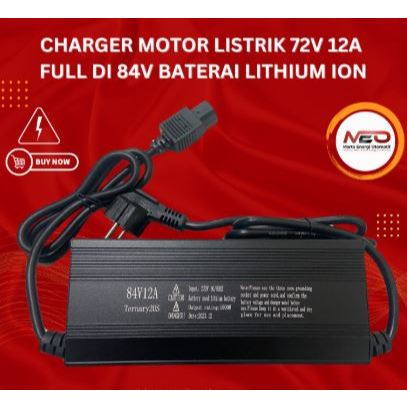 Charger Motor Listrik 83V 10A IP65, 84V 12A IP20, 84V 18A IP65 Cocok untuk GESITS  dan FOX R Socket 