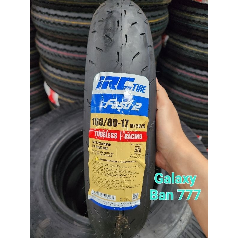 Ban IRC Fasti 2 100/80-17 Tubeless Soft Compound