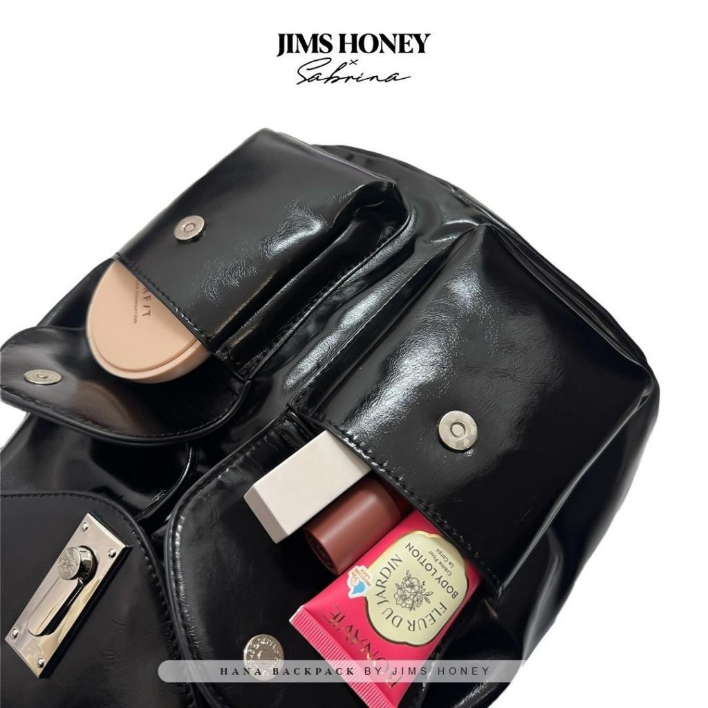 JIMS HONEY X SABRINA - HANA BACKPACK Tas Ransel Wanita Cewek Jimshoney Trendy Elegan