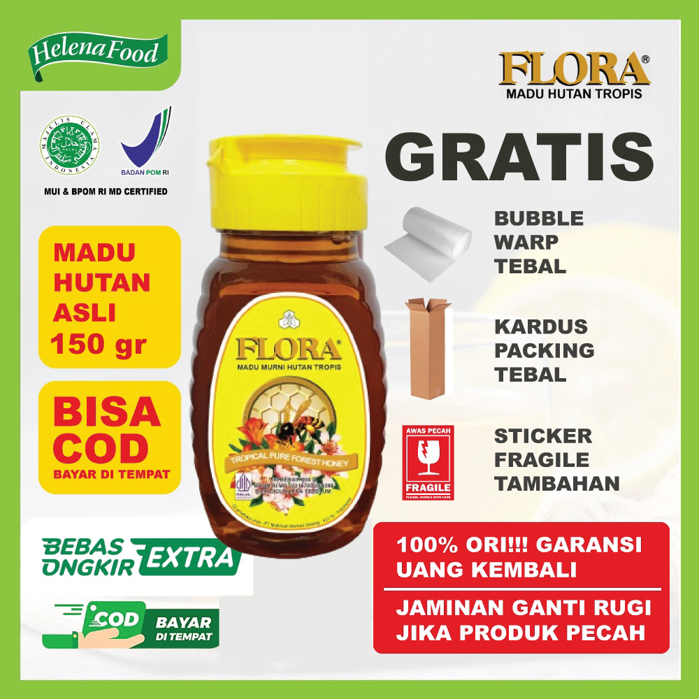 

Madu Hutan Asli Flora Tropis 150 gr