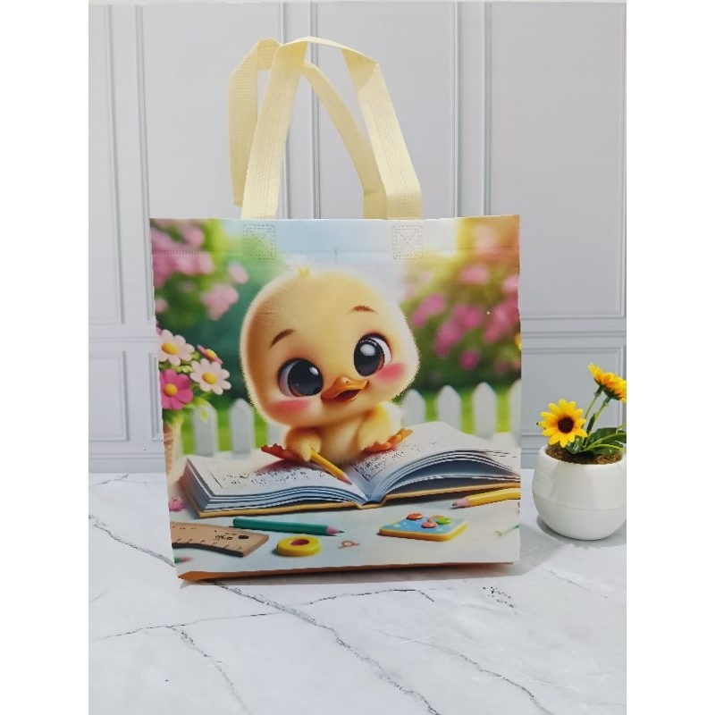 

iDk90 Goodiebag Ulang Tahun 25x25x15 Bento[Lusinan Isi 12Pcs] - Tas Ulang Tahun Baby Dino