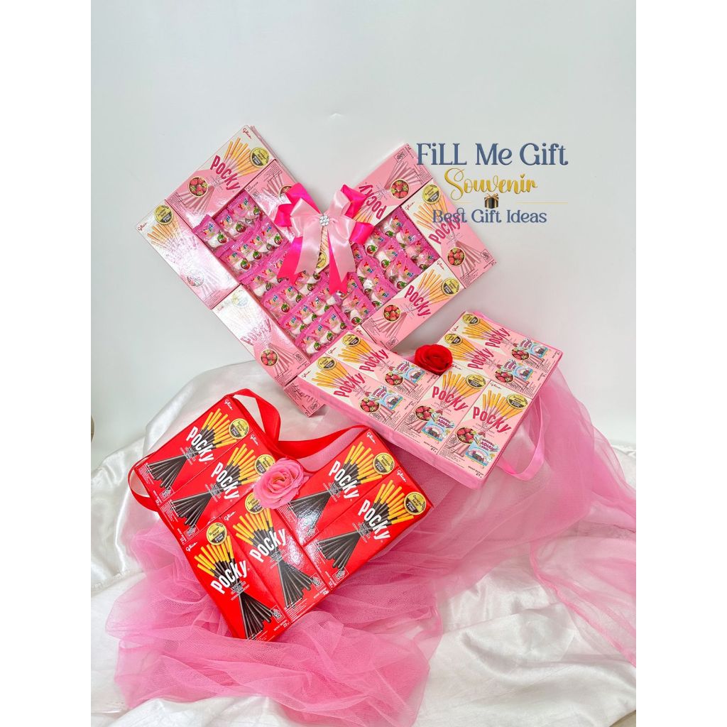 

JT - Pocky Love dengan Lampu Snack Kado Ulang Tahun Birthday Gift Unik Valentine Hari Guru Wisuda