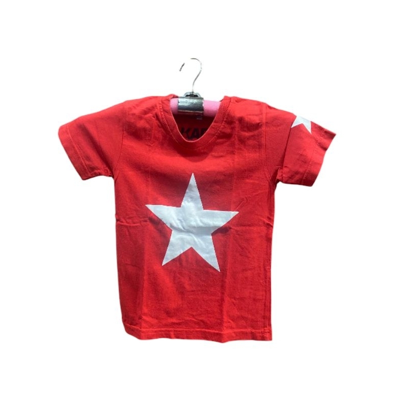 Kaos Anak Merah dengan Hati Putih