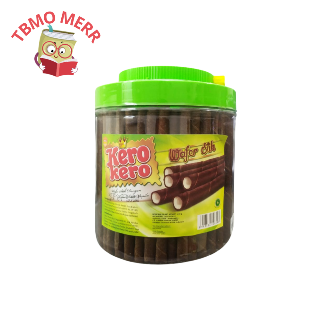 

Kero Kero Wafer Stick Coklat Krim Vanila 650GR - Biskuit Lebaran