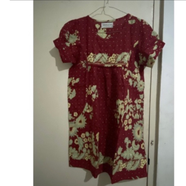 Preloved midi dress batik