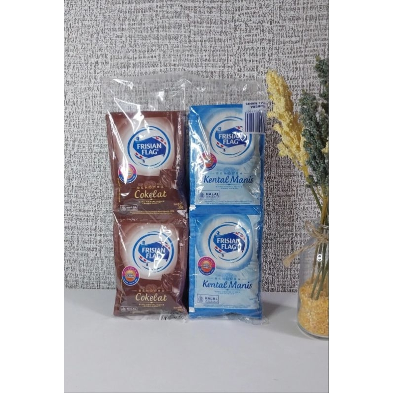 

Frisian Flag Kental Manis Renteng isi 6sachet