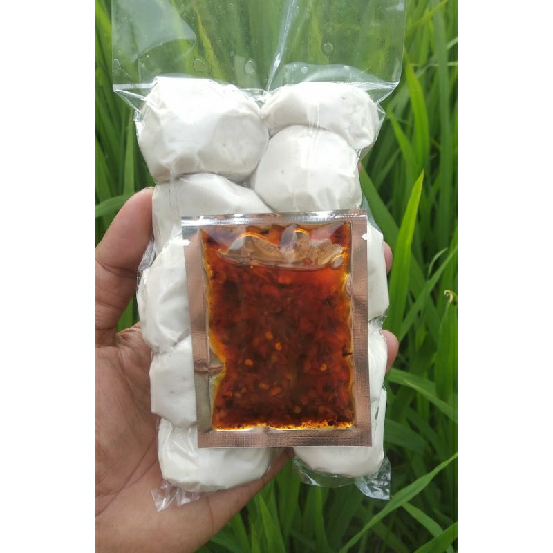 

BASRENG MENTAH ISI 10,FREE CHILI OIL