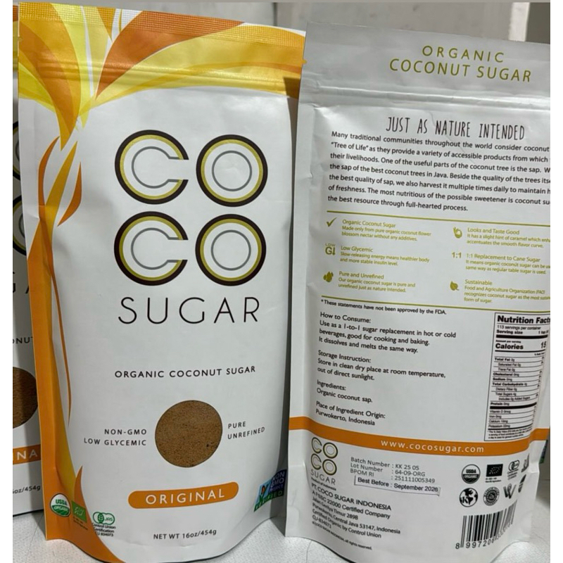 

Coco Sugar 454gr - Gula Kelapa