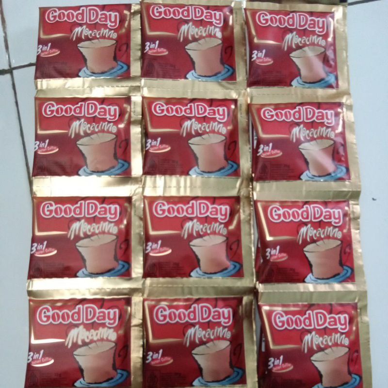 

Kopi GOOD DAY MOCACINNO 3IN1 INSTANT COFFE RENCENGAN
