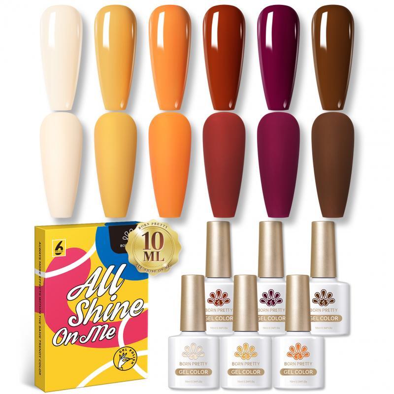 [KUUKUU]BORN PRETTY NAIL JELLY GEL POLISH SET ISI 6WARNA - NAIL GEL POLISH JELLY - WATER GEL POLISH