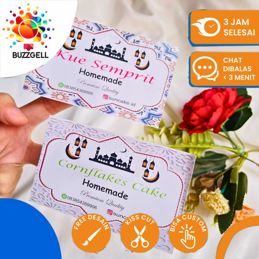 

stiker label persegi toples kueh kering sticker idul fitri stiker kue parcel dan hampers lebaran