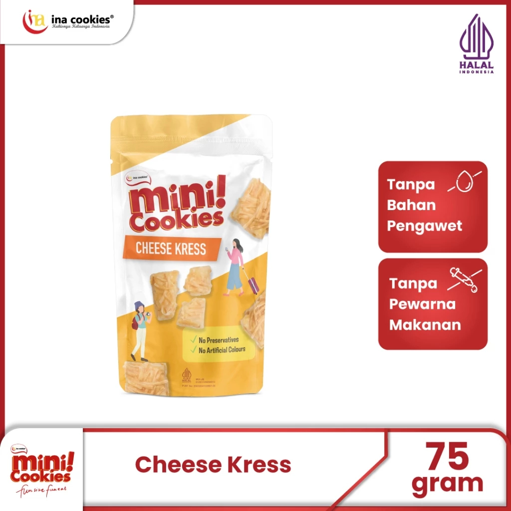 

Mini Cookies Cheese Kress Pouch by Ina Cookies