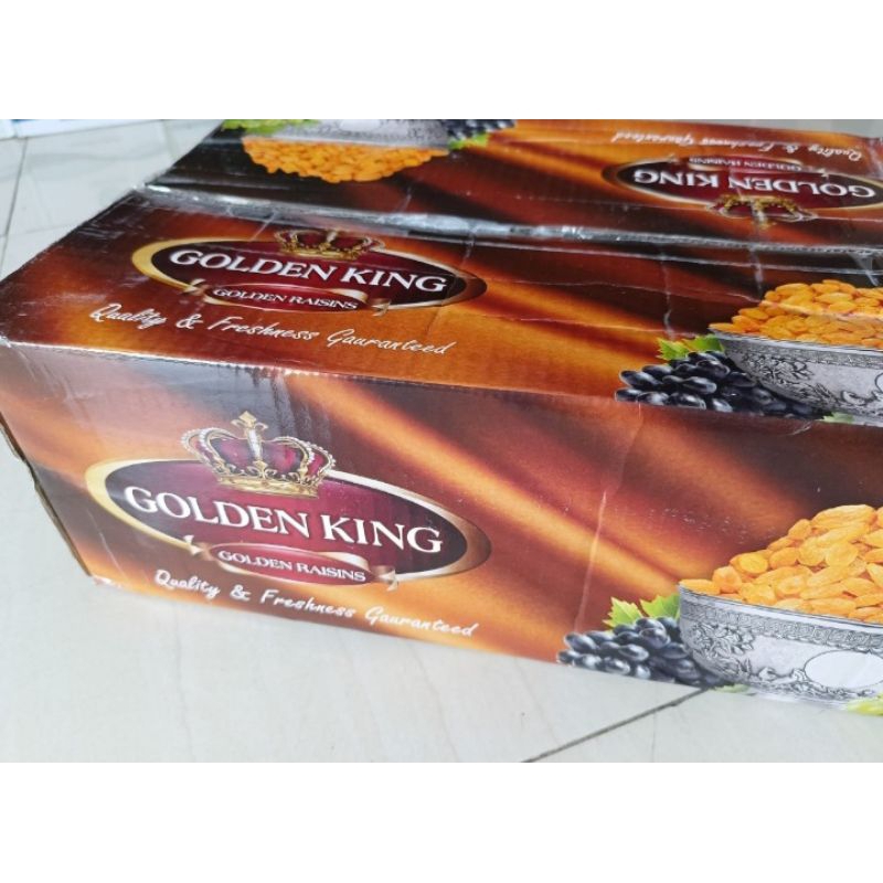 

Cemilan Kismis Golden King Kemasan 1kg Dan 500gram