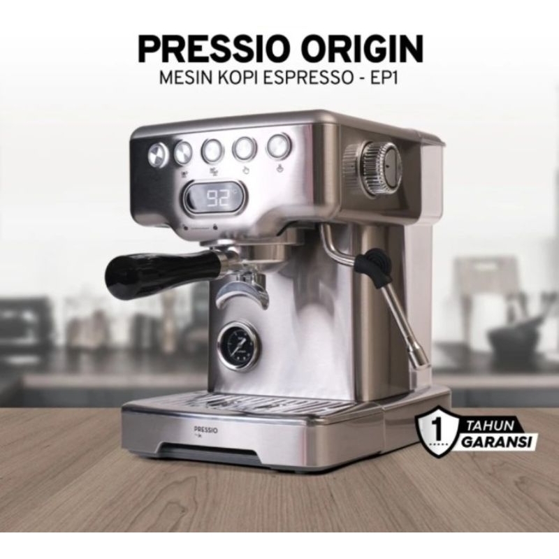 Mesin Espresso PRESSIO ORIGIN Home Machine Barista Brewing