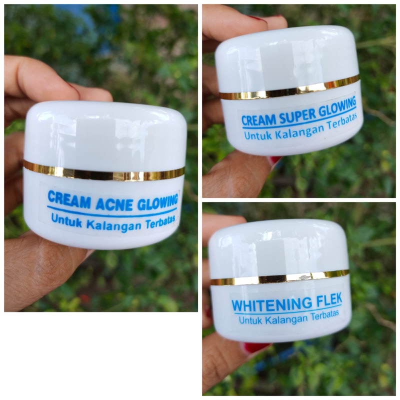 cream whitening flek/acne glowing/super glowing