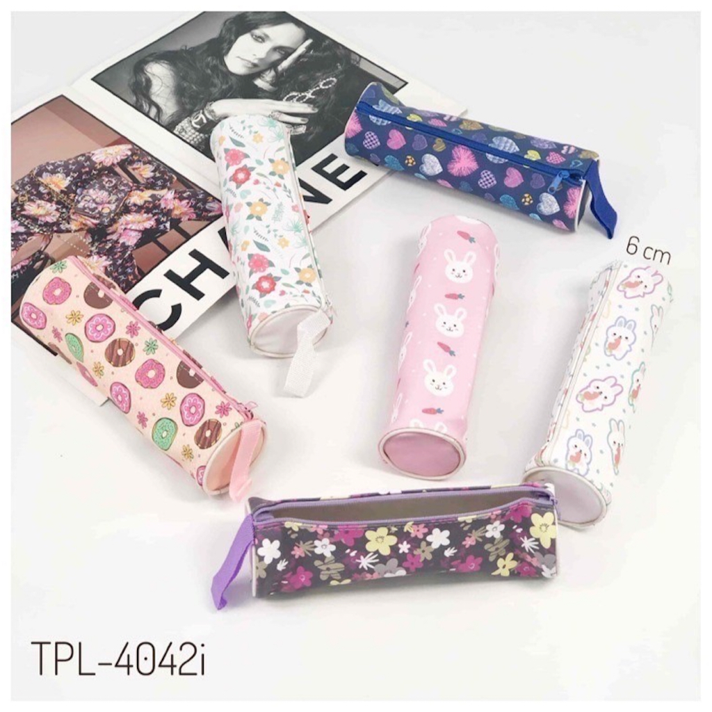 

tempat pensil / pouch model tabung panjang motif