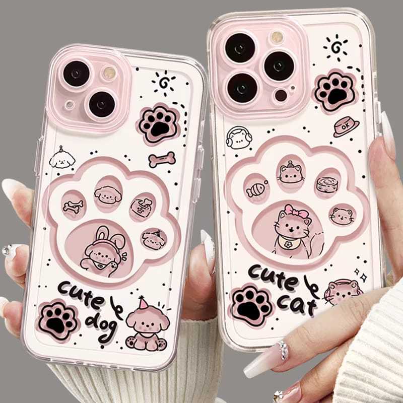 FANSTORE_PKU - # C8 Soft Case Luxury  / iPhone / Cat / Kucing / Butterfly / Black / Matte Hitam / Es